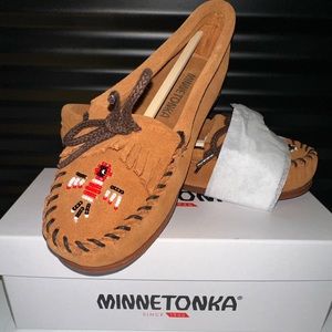 Minnetonka Brown Child’s Thunderbird II Moc Size 1